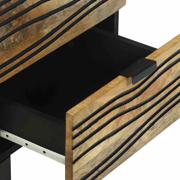 Yöpöytäkaappi Ruskea 40 x 33 x 46 cm täysi mangopuu