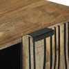 TV-kaappi 105 x 33 x 46 cm ruskea täysi mangopuu