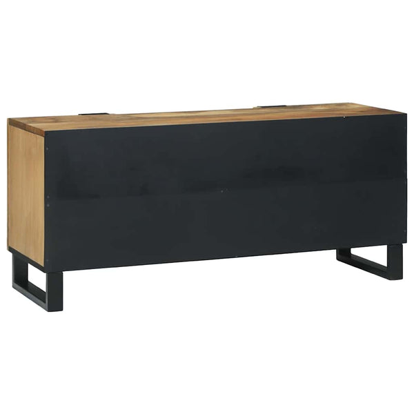 TV-kaappi 105 x 33 x 46 cm ruskea täysi mangopuu
