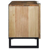 TV-kaappi 105 x 33 x 46 cm ruskea täysi mangopuu
