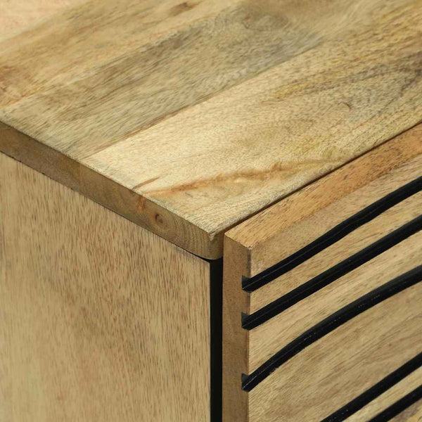 Yöpöytäkaappi Ruskea 50 x 33 x 60 cm täysi mangopuu