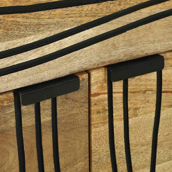 Yöpöytäkaappi Ruskea 50 x 33 x 60 cm täysi mangopuu