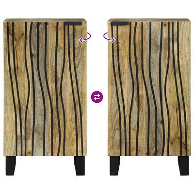 Sivupöytä Ruskea 40 x 33 x 75 cm täysi mangopuu