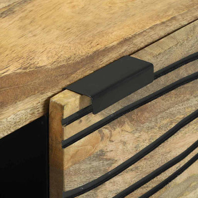 Sivupöytä Ruskea 80 x 33 x 75 cm täysi mangopuu