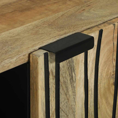 Sivupöytä Ruskea 90 x 33 x 75 cm täysi mangopuu