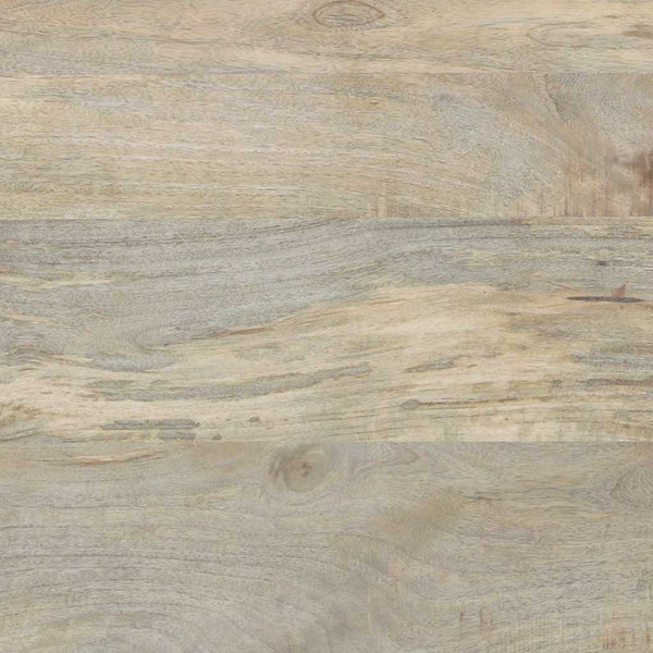 Yöpöytäkaappi Valkoinen ja musta 40 x 33 x 46 cm täysi mangopuu