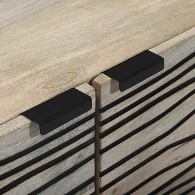 Media-säilytyskaapit ja hyllyt Valkoinen ja musta