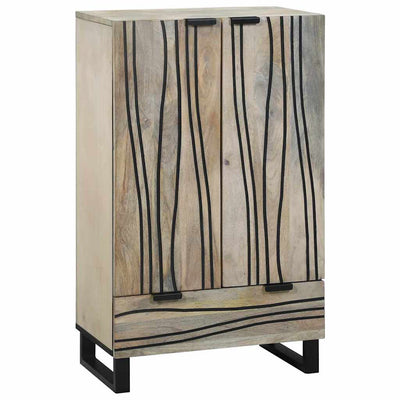 Media-säilytyskaapit ja hyllyt Valkoinen ja musta