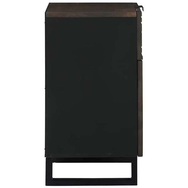 Yöpöytäkaappi pähkinäpuu 50 x 33 x 60 cm täysi mangopuu