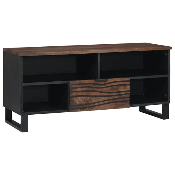 Ruskea TV-kaappi 105 x 33 x 46 cm täyspuusta mangosta