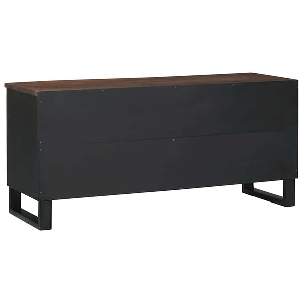 Ruskea TV-kaappi 105 x 33 x 46 cm täyspuusta mangosta