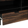 TV-kaappi laatikon kanssa Ruskea 80 x 33 x 46 cm täysi mangopuu