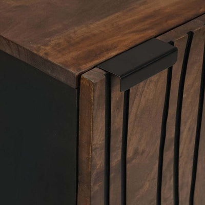 Sivupöytä Ruskea 40 x 33 x 75 cm täysi mangopuu