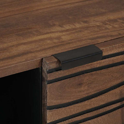 Sivupöytä Ruskea 80 x 33 x 75 cm täysi mangopuu