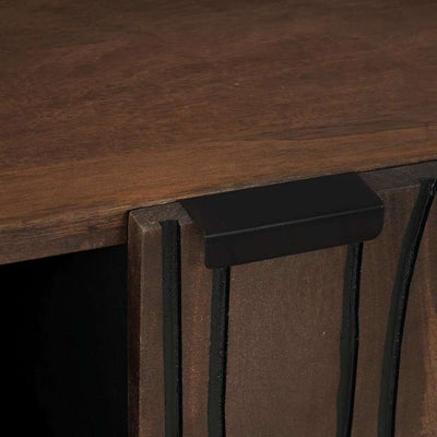 Sivupöytä Ruskea 90 x 33 x 75 cm täysi mangopuu