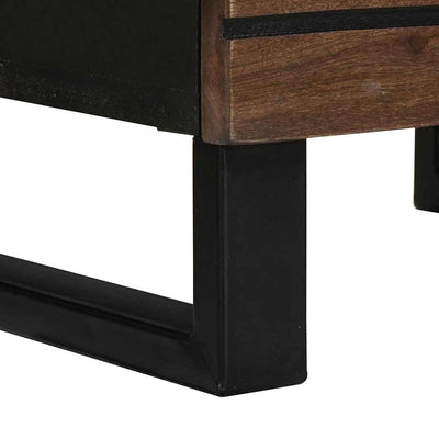 Highboard Ruskea 40 x 33 x 110 cm täysi mangopuu