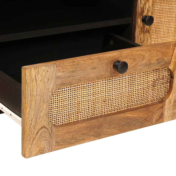 TV-kaappi Ruskea 105 x 33 x 46 cm Kiinteä mango puu
