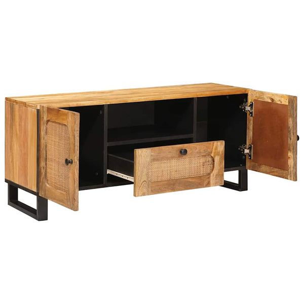 TV-kaappi Ruskea 105 x 33 x 46 cm Kiinteä mango puu
