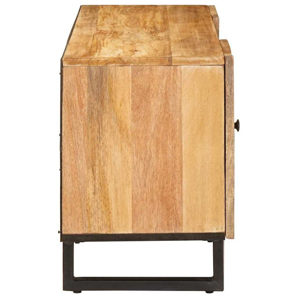 TV-kaappi Ruskea 105 x 33 x 46 cm Kiinteä mango puu