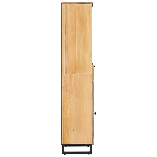Kylpyhuonekaappi Ruskea 38 x 33 x 160 cm Kiinteä mango puu