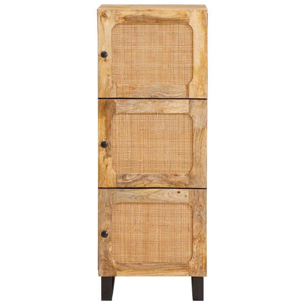 Korkea kaappi Ruskea 40 x 33 x 110 cm Kiinteä mango puu