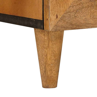 Sivupöytä laatikon kanssa Vaaleanruskea 33.5 x 40 x 75 cm