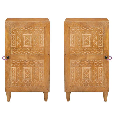 Sivupöytä Vaaleanruskea 33.5 x 40 x 75 cm