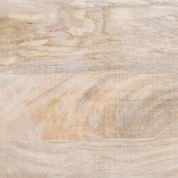 Beige yöpöytä 2 kpl 40 x 33 x 46 cm täyttä mangopuuta