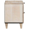 Yöpöytä täysestä mangopuusta, beige, 2 kpl, mitat 40 x 33 x 46 cm