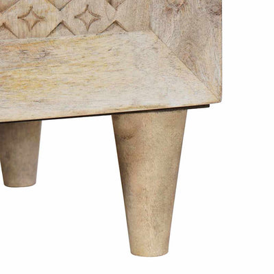 Sivupöytä Valkoinen 33.5 x 80 x 75 cm