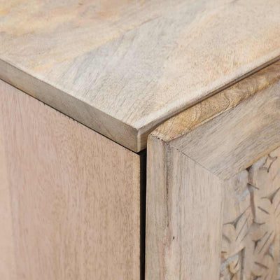 Sivupöytä Valkoinen 33.5 x 90 x 75 cm