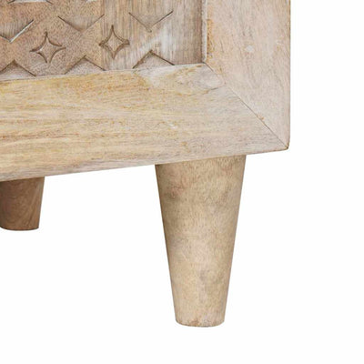 Sivupöytä Valkoinen 33.5 x 90 x 75 cm