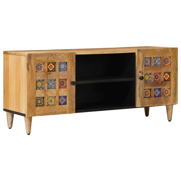 TV-kaappi Luonnollinen 105 x 33 x 46 cm Kiinteä mango puu