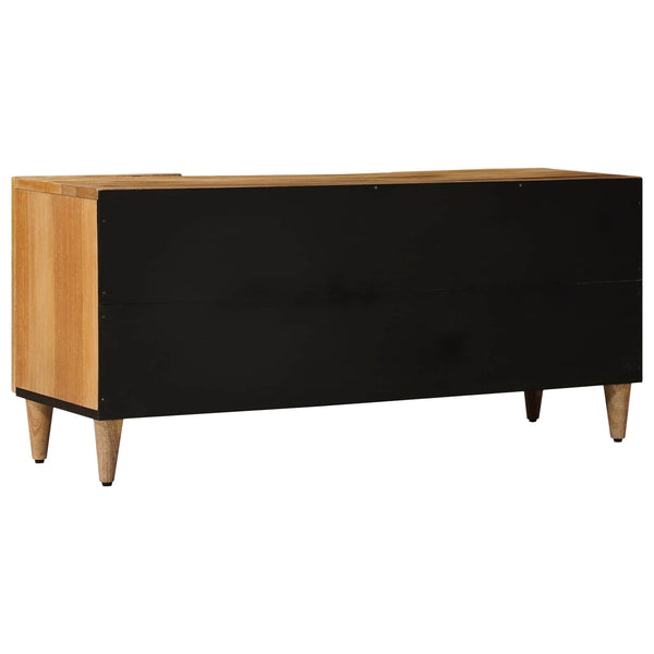 TV-kaappi Luonnollinen 105 x 33 x 46 cm Kiinteä mango puu