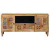 TV-kaappi Luonnollinen 105 x 33,5 x 46 cm Kiinteä mango puu
