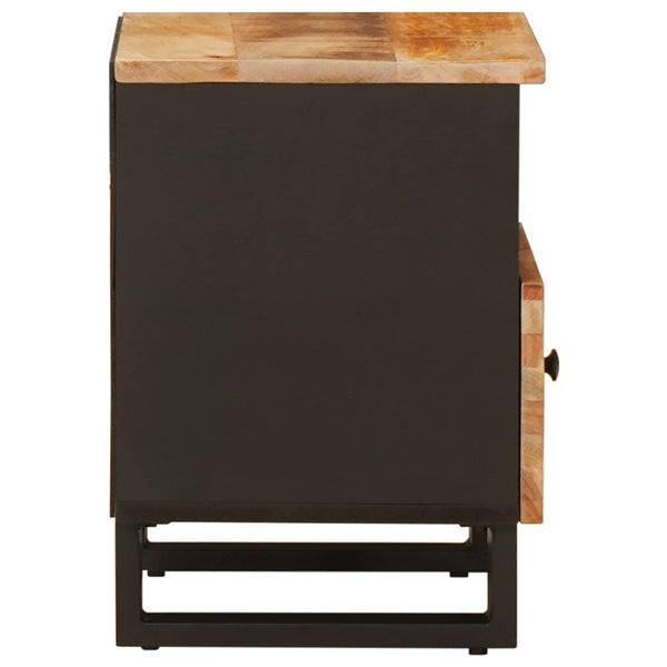 Sänkykaappi 2 pcs Ruskea 40 x 33 x 46 cm Kiinteä mango puu