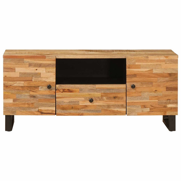 TV-kaappi Ruskea 105 x 33 x 46 cm Kiinteä mango puu