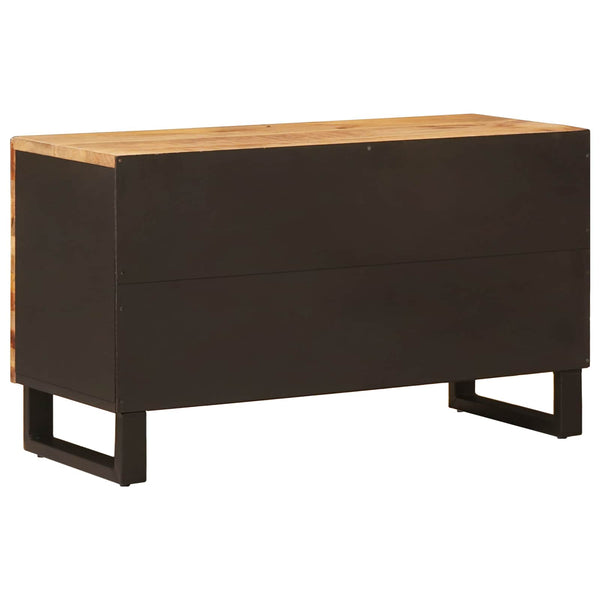 TV-kaappi Ruskea 80 x 33 x 46 cm Kiinteä mango puu