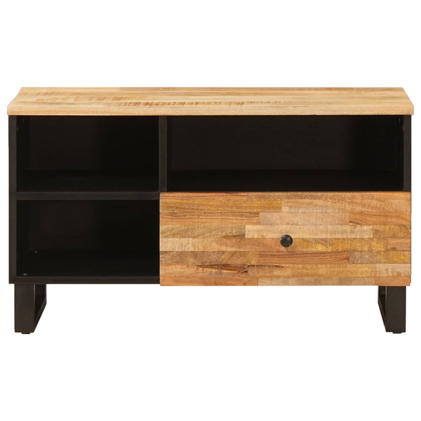 TV-kaappi Ruskea 80 x 33 x 46 cm Kiinteä mango puu