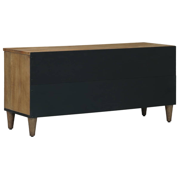 TV-kaappi Ruskea 100 x 33 x 46 cm Kiinteä mango puu