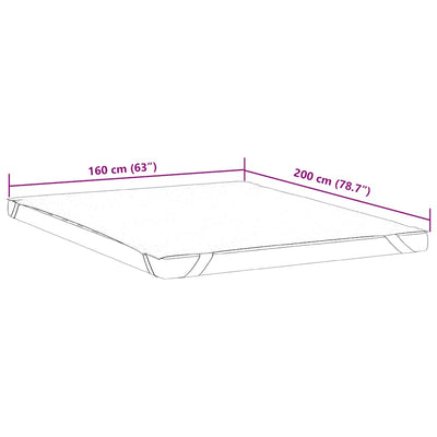 Valkoinen patjansuoja Golgotiu 160x200cm (vedenpitävä)