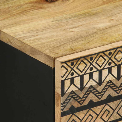 Musta sänkykaappi Viga 40x33,5x46cm (massiivipuuta mango)