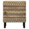Sänkykaapit 2 kpl Musta 40x33,5x46 cm Massiivipuuta Mango
