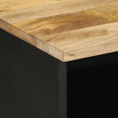 Musta tv-kaappi Moanti 70x33,5x46cm (massiivipuuta mango)