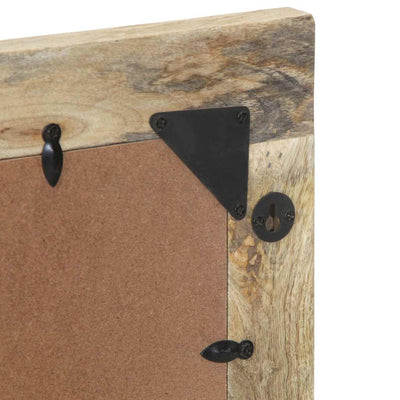 Kylpyhuoneen peili Papaschiva 50x70cm (mangopuu ja lasi)