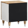 yöpöytäkaapit 2 kpl 40x33,5x46 cm massiivipuu mango