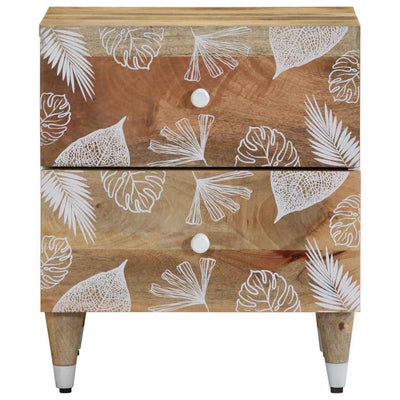 Yöpöytäkaappi 40x33,5x46 cm Massiivipuu Mango
