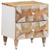 yöpöytäkaapit 2 kpl 40x33,5x46 cm massiivipuu mango