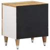 yöpöytäkaapit 2 kpl 40x33,5x46 cm massiivipuu mango