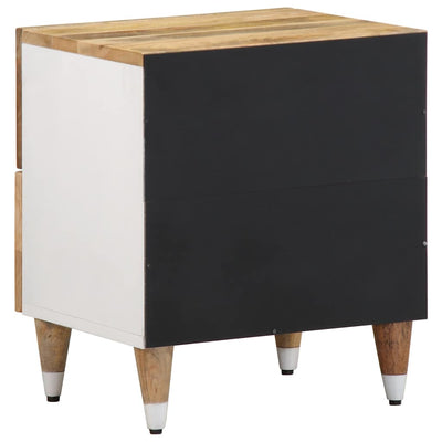 yöpöytäkaapit 2 kpl 40x33,5x46 cm massiivipuu mango